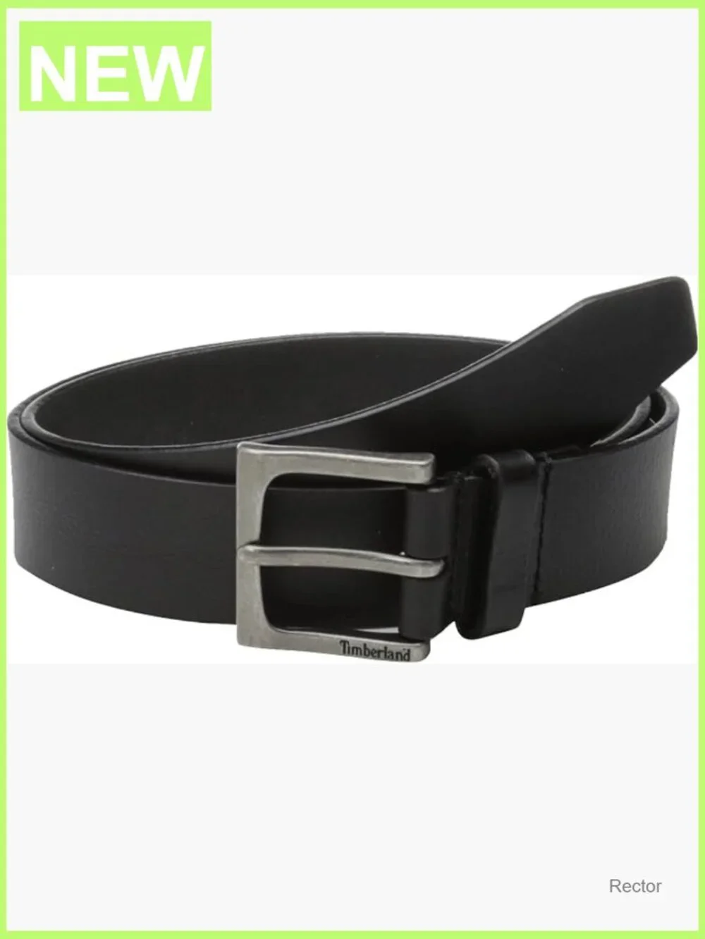 Men's 35mm Leather Belt with Single Prong Buckle